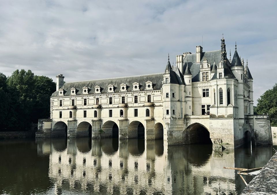 Castelo de Chenonceau sobre o rio Cher