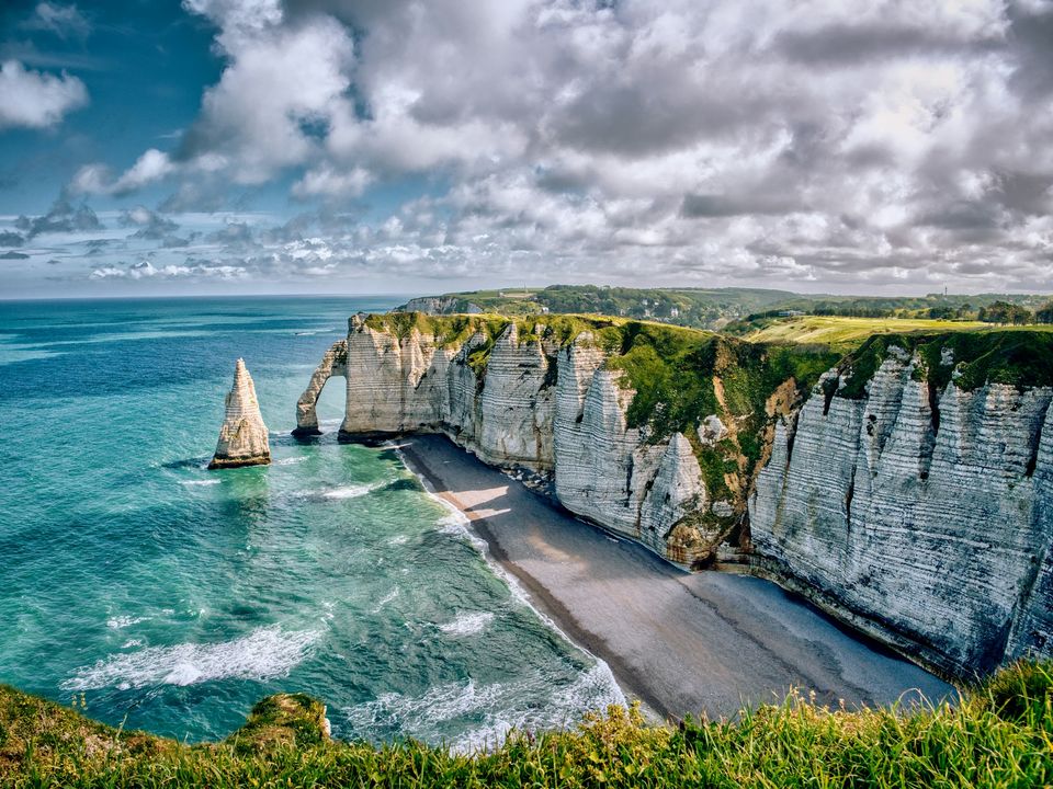 Falésias de Étretat, na Normandia