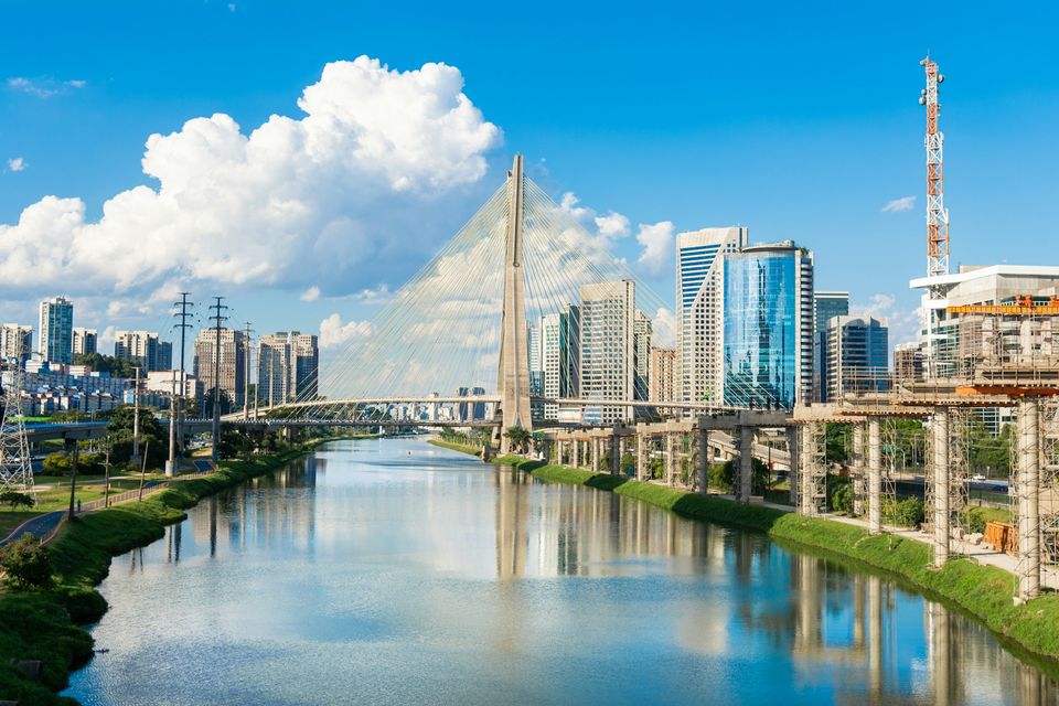 São Paulo et le pont Octávio Frias de Oliveira