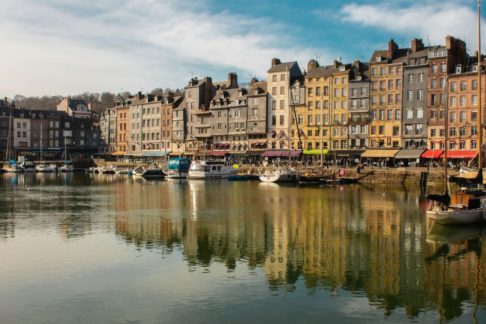 Porto de Honfleur, na Normandia
